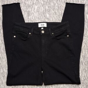 PAIGE Women's Black Skinny Jeans, Classic Style Fit, Size 29